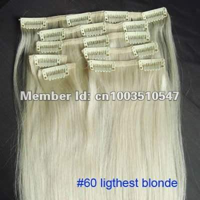 Натуральные волосы блонд, 70см