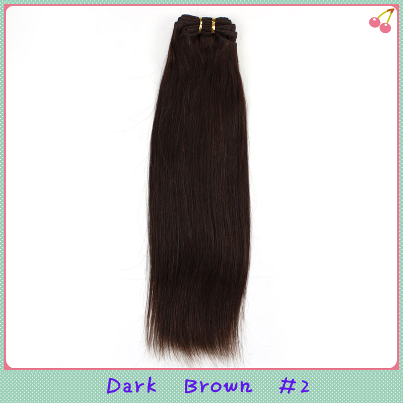 Трессы натуральных волос, шоколадный цвет, 60см