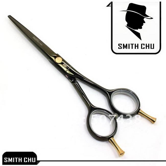Парикмахерские ножницы SMITH CHU  черного цвета, для левой и правой руки 14 cm