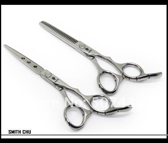 Комплект ножниц SMITH CHU  для стрижки детей дома, с антискользящимим покрытием на ручках  15 см