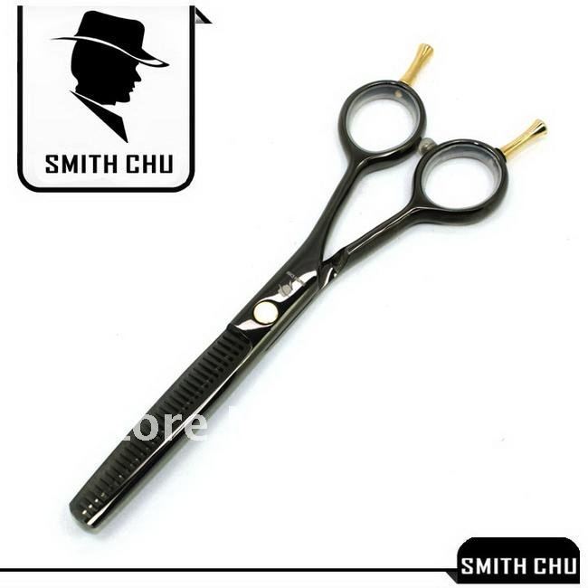 Ножницы SMITH CHU  для стрижки волос левой или правой рукой, черного цвета  14 см