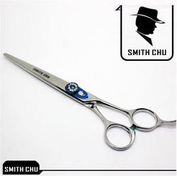 Профессиональные парикмахерские ножницы SMITH CHU для стрижки волос, с винтом синего цвета 30 шт
