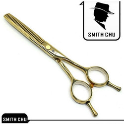 Ножницы SMITH CHU золотистого цвета  для филировки волос правой и левой рукой 14 см