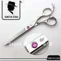 Парикмахерские ножницы SMITH CHU для филировки 15 см с винтиком розового цвета по середине 15 см