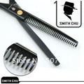 Ножницы для филировки волос  SMITH CHU черного цвета 14 см