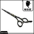 Ножницы для стрижки SMITH CHU черного цвета с односторонним рисунком 14 см, 10 пар