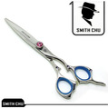 Ножницы SMITH CHU для стрижки волос правой рукой с синими кольцами ручек 30 шт